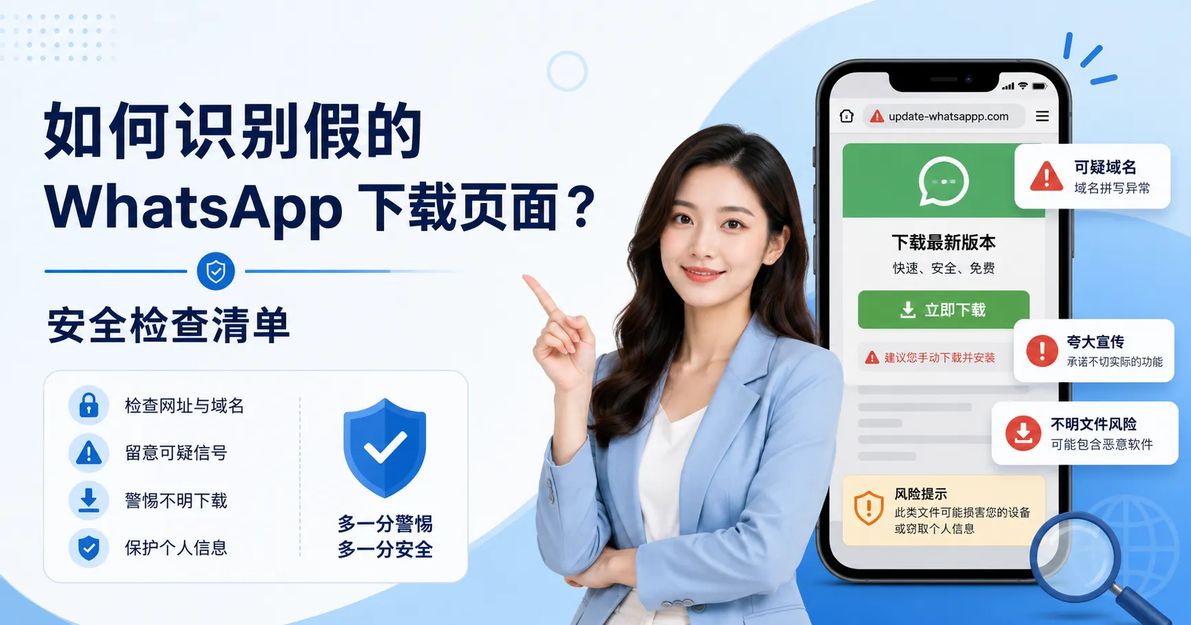 WhatsApp 假下载