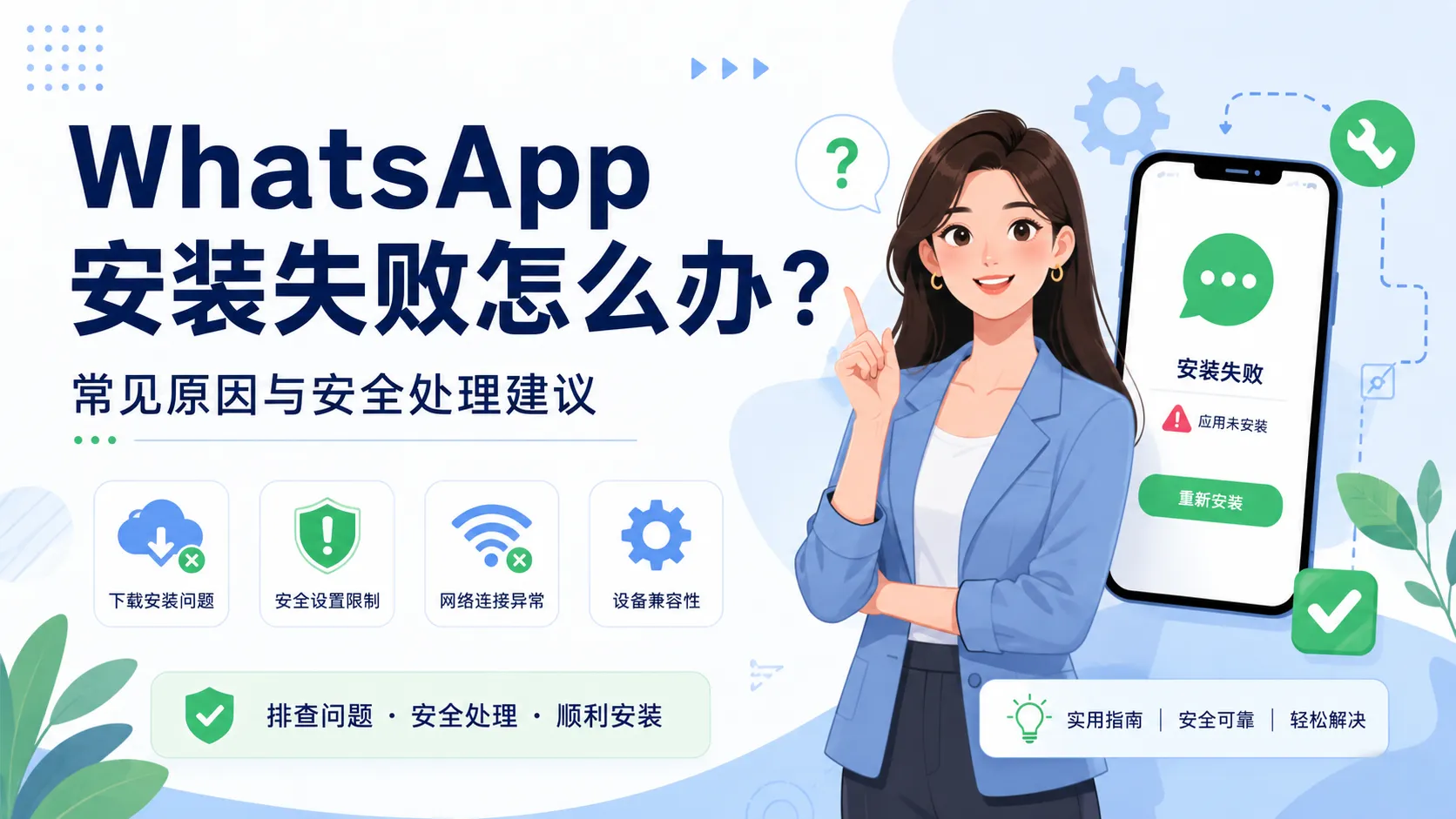 WhatsApp 安装失败