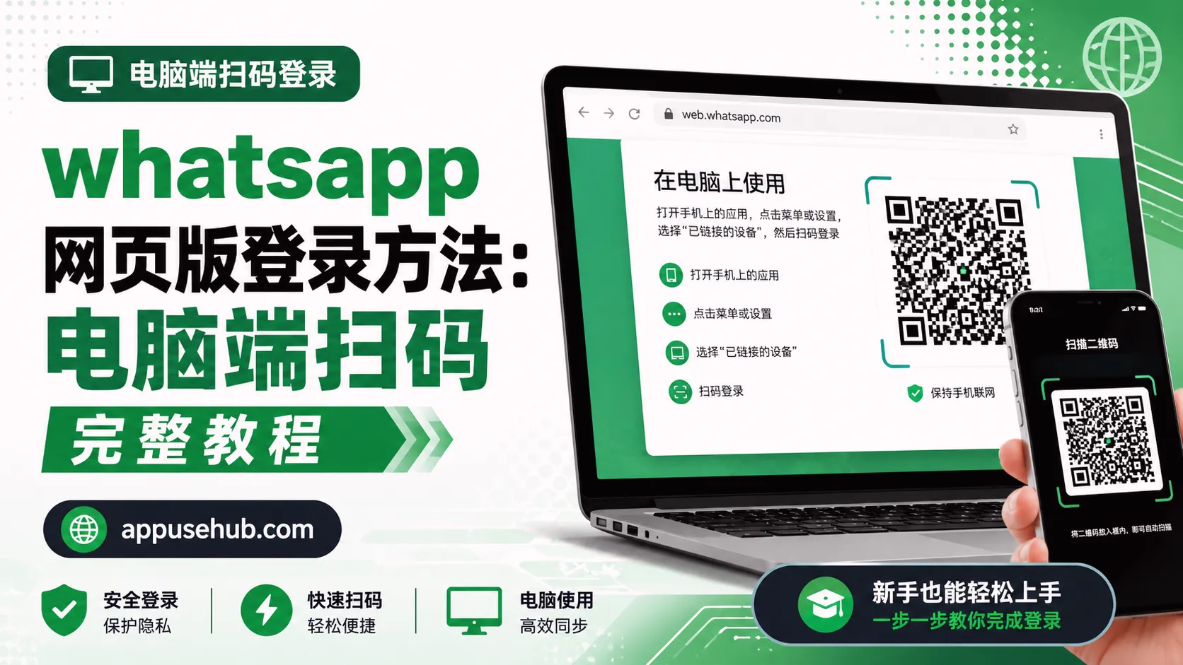 whatsapp 网页版登录